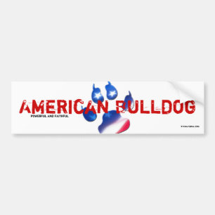 Adesivo Para Carro Bordador American Bulldog
