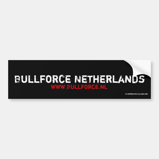 Adesivo Para Carro Bordador Bullforce (Frente)