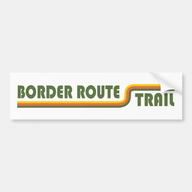 Adesivo Para Carro Border Route Trail Minnesota (Frente)