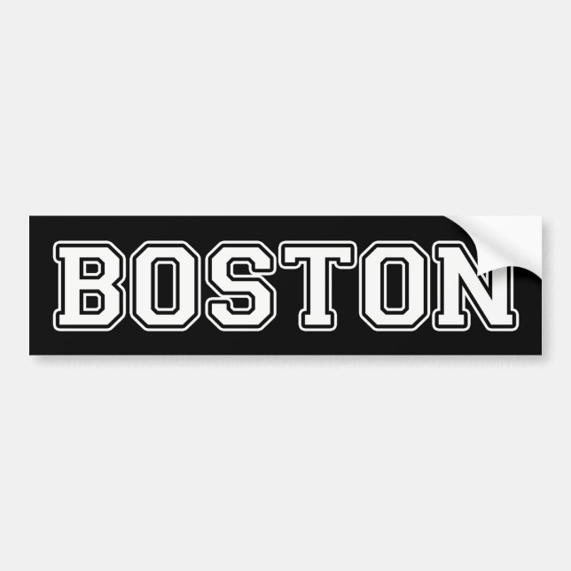 Adesivo Para Carro Boston (Frente)