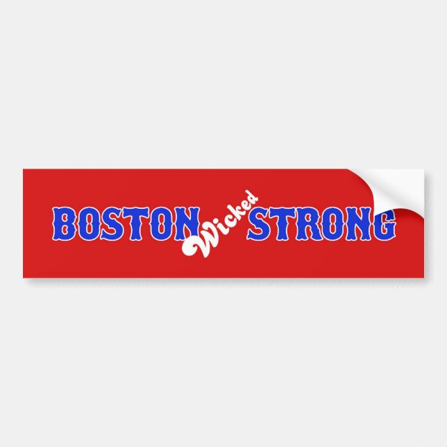 Adesivo Para Carro Boston Wicked Strong 15 de abril de 2013 (Frente)