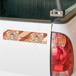 Adesivo Para Carro  Botanical Nature Lover Chibi Koala Sticker