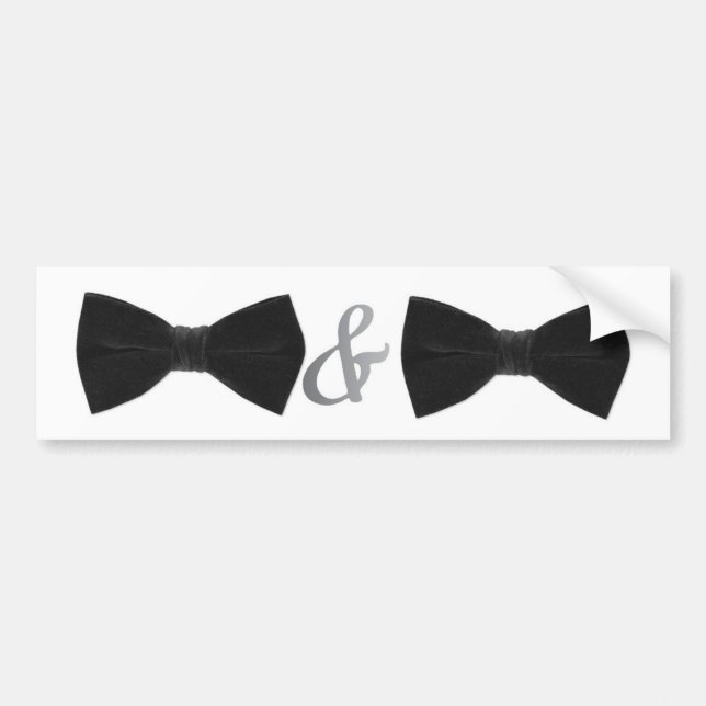 Adesivo Para Carro bowties dobro (Frente)