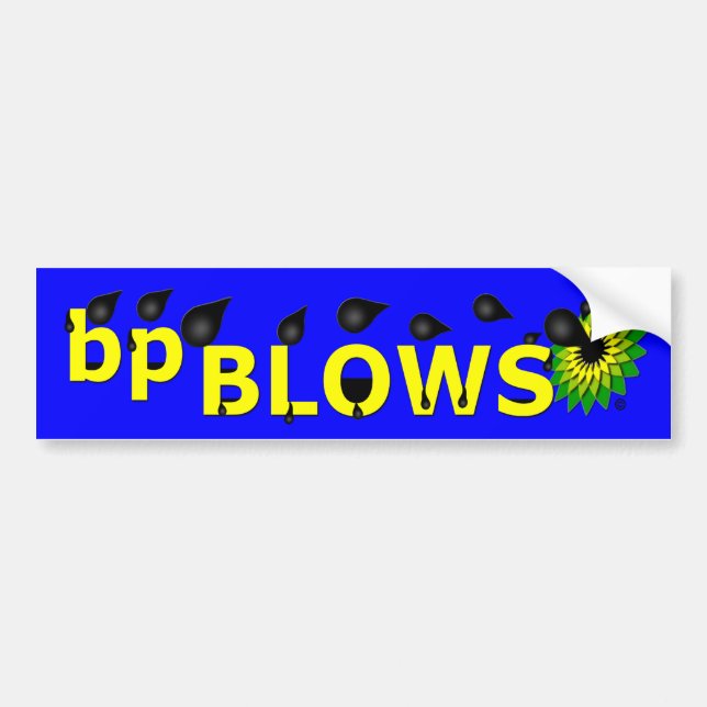 Adesivo Para Carro bp Bumper Stickers (Frente)
