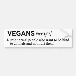 Adesivo Para Carro branco de definição de vegans