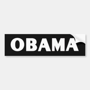 Adesivo Para Carro Branco de Obama no autocolante no vidro traseiro