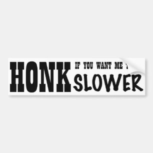 Adesivo Para Carro Branco mais lento do Honk