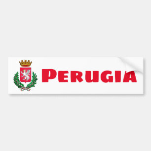 Adesivo Para Carro Brasão de Armas de Perugia, Itália