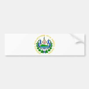 Adesivo Para Carro Brasão de El Salvador