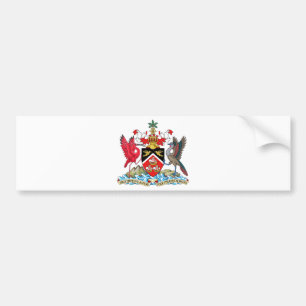 Adesivo Para Carro Brasão de Trinidad and Tobago