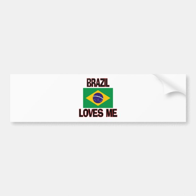 Adesivo Para Carro Brasil ama-me (Frente)
