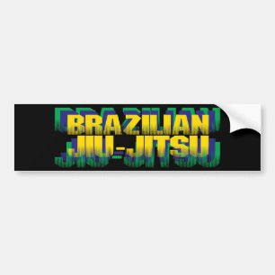 Adesivo Para Carro Brasileiro Jiu-Jitsu