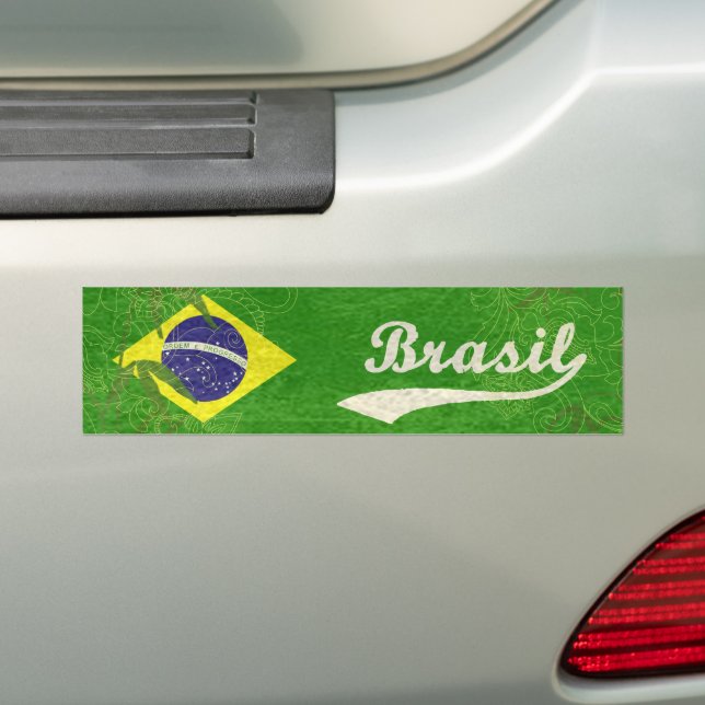 Adesivo Para Carro Brazilian flag (No carro)