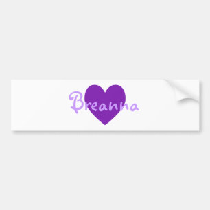 Adesivo Para Carro Breanna no roxo