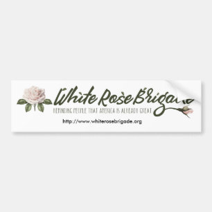Adesivo Para Carro Brigada do rosa branco