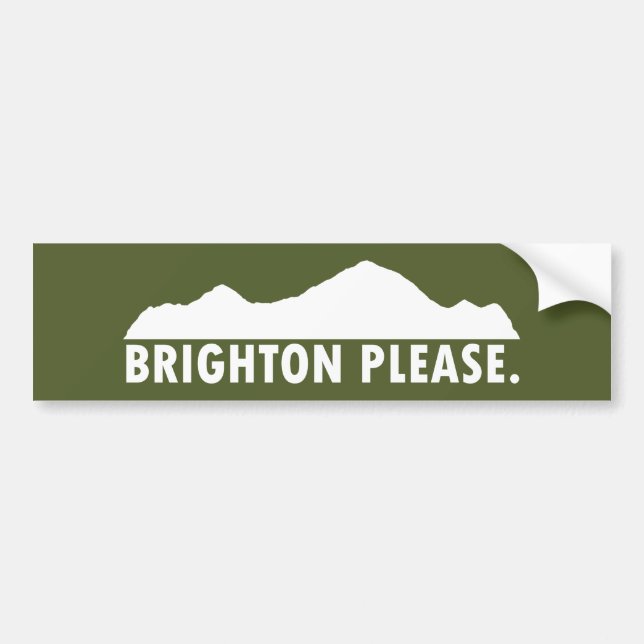 Adesivo Para Carro Brighton, por favor (Frente)