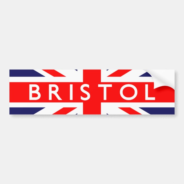 Adesivo Para Carro Bristol: British Flag (Frente)