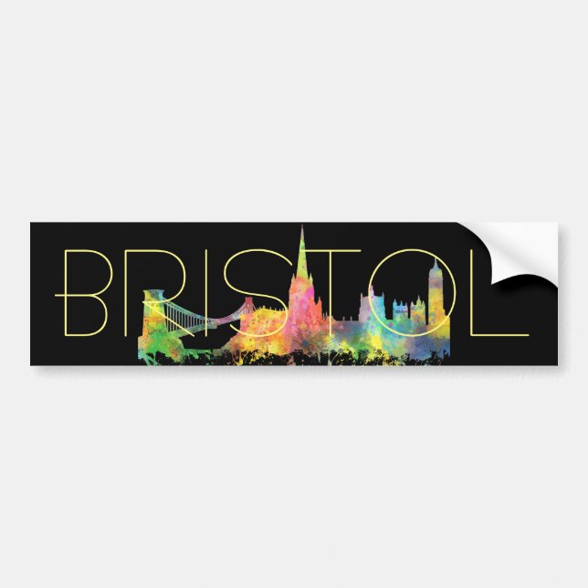ADESIVO PARA CARRO BRISTOL, SKYLINE BRITÂNICA (Frente)