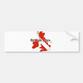 Adesivo Para Carro British Isles Diving