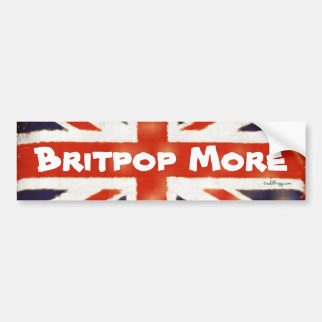 Adesivo Para Carro BRITPOP MAIS autocolante no vidro traseiro de (Frente)