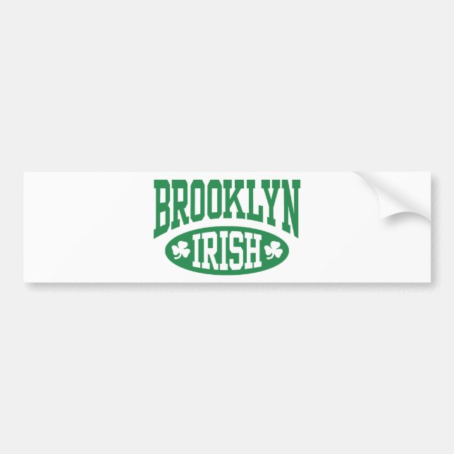 Adesivo Para Carro Brooklyn Irlandês (Frente)