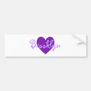 Adesivo Para Carro Brooklyn no roxo