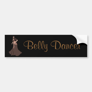 Adesivo Para Carro Brown Belly Dancer