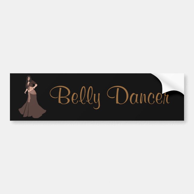Adesivo Para Carro Brown Belly Dancer (Frente)
