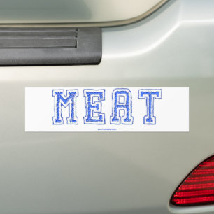 Adesivo Para Carro brutalidade crua da carne do SlipperyJoe desigual