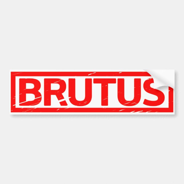 Adesivo Para Carro Brutus Stamp (Frente)