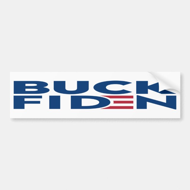 Adesivo Para Carro Buck Fiden Slogan Chant Anti Joe Biden (Frente)
