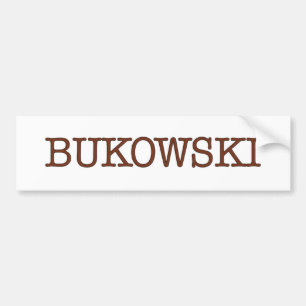 Adesivo Para Carro Bukowski