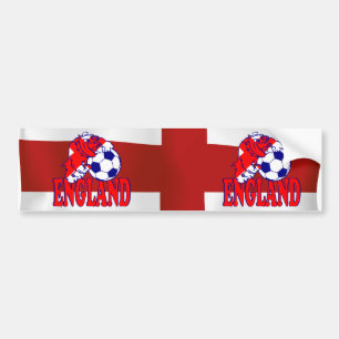 Adesivo Para Carro Buldogue do futebol do futebol de Inglaterra