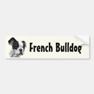 Adesivo Para Carro Buldogue francês
