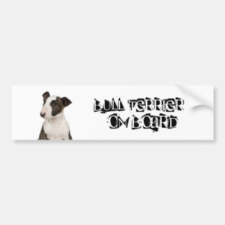 Adesivo Para Carro Bull terrier a bordo