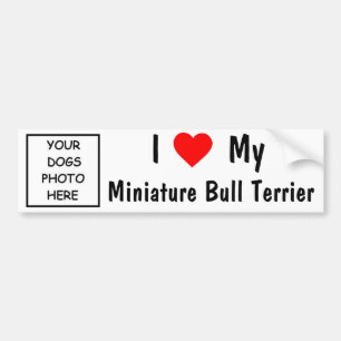 Adesivo Para Carro Bull terrier diminuto