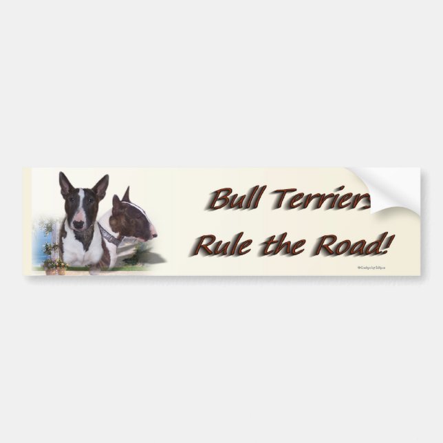 Adesivo Para Carro bullterrier_bumpersticker (Frente)