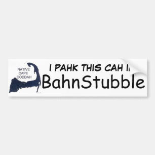 Adesivo Para Carro Bumpah Stickah- MIM PAHK ESTE CAH em BahnStubble