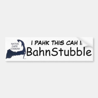Adesivo Para Carro Bumpah Stickah- MIM PAHK ESTE CAH em BahnStubble