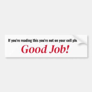 Adesivo Para Carro Bumper Sticker