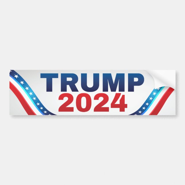 Adesivo Para Carro Bumper Sticker 2024 (Frente)
