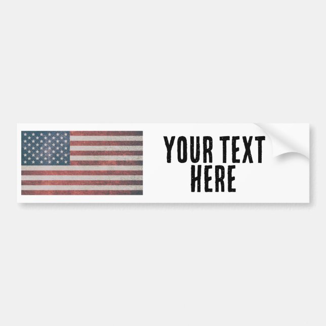 Adesivo Para Carro Bumper Sticker 2024 do AMERICAN FLAG (Frente)
