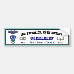 Adesivo Para Carro Bumper.Sticker - 3-506th Vietnam