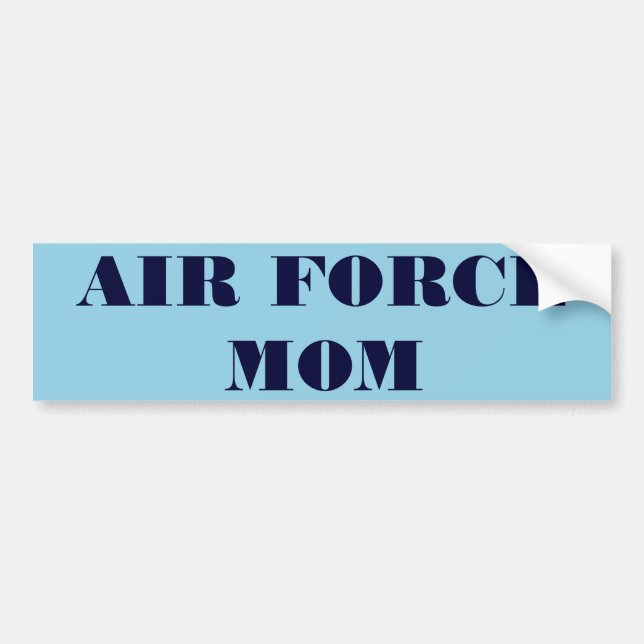 Adesivo Para Carro Bumper Sticker Air Force Mãe (Frente)