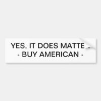 BUMPER STICKER - AMERICANO COMPRAR