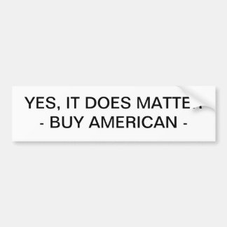 ADESIVO PARA CARRO BUMPER STICKER - AMERICANO COMPRAR