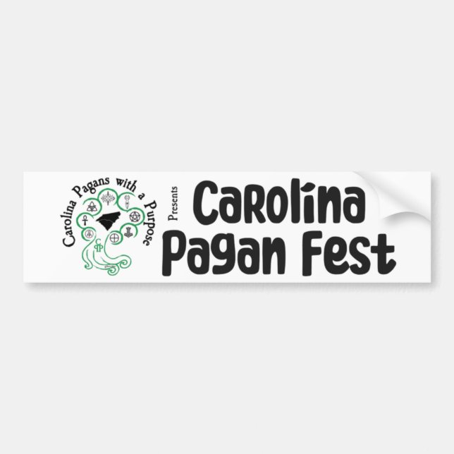 Adesivo Para Carro Bumper Sticker, Carolina Pagans com propósito (Frente)