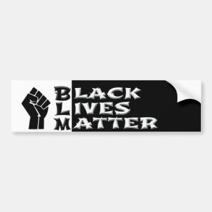 Adesivo Para Carro Bumper Sticker com mensagem Black Lives Matter