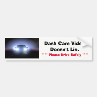 Adesivo Para Carro Bumper Sticker - Dash Cam Video