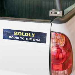 Adesivo Para Carro Bumper Sticker - Incrível Ir para o Gym